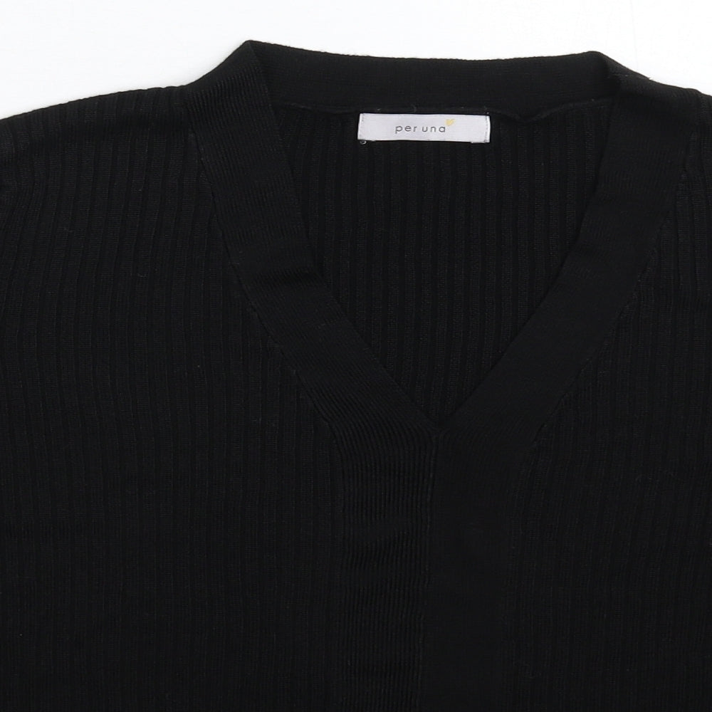 Womens UK Size 12 Marks and Spencer Black Pullover Jumper