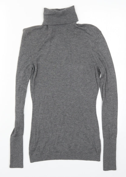 H&M Womens Grey  Knit Pullover Jumper Size XS