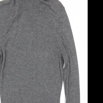 H&M Womens Grey  Knit Pullover Jumper Size XS