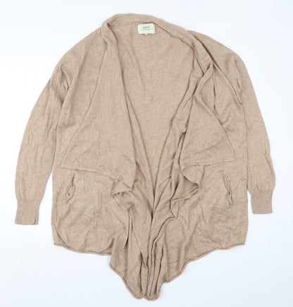 Womens UK Size L Papaya Beige Cardigan Jumper