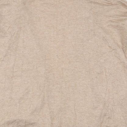 Womens UK Size L Papaya Beige Cardigan Jumper