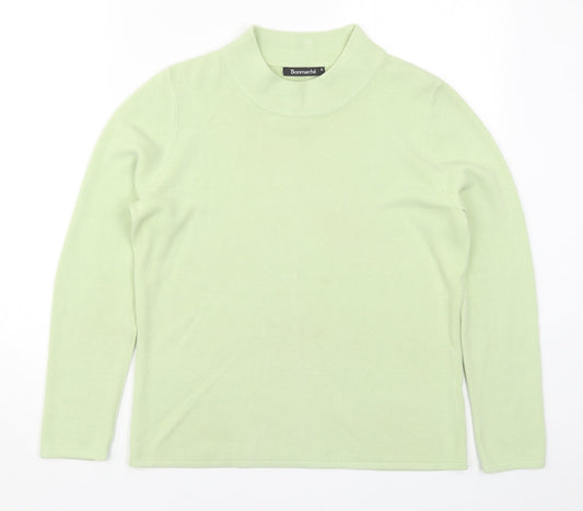 Womens UK Size S Bonmarché Green Pullover Jumper