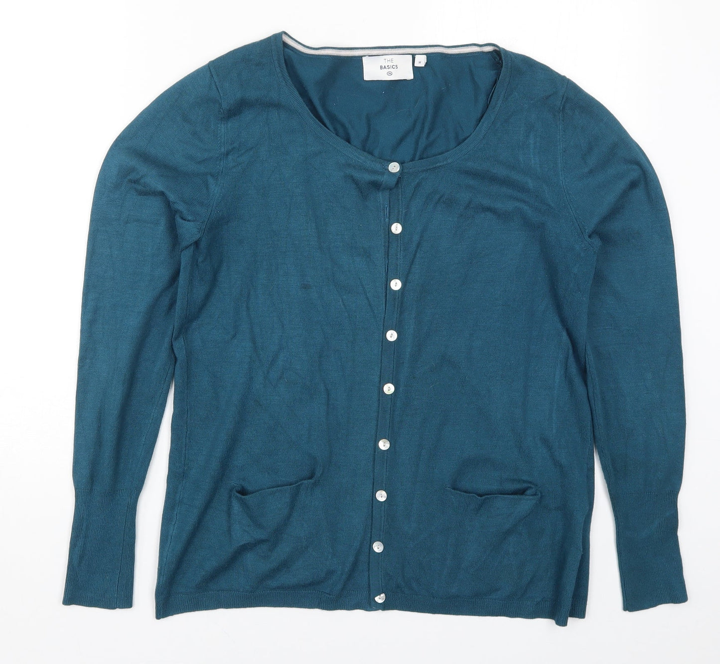 C&A Womens Blue  Knit Cardigan Jumper Size M