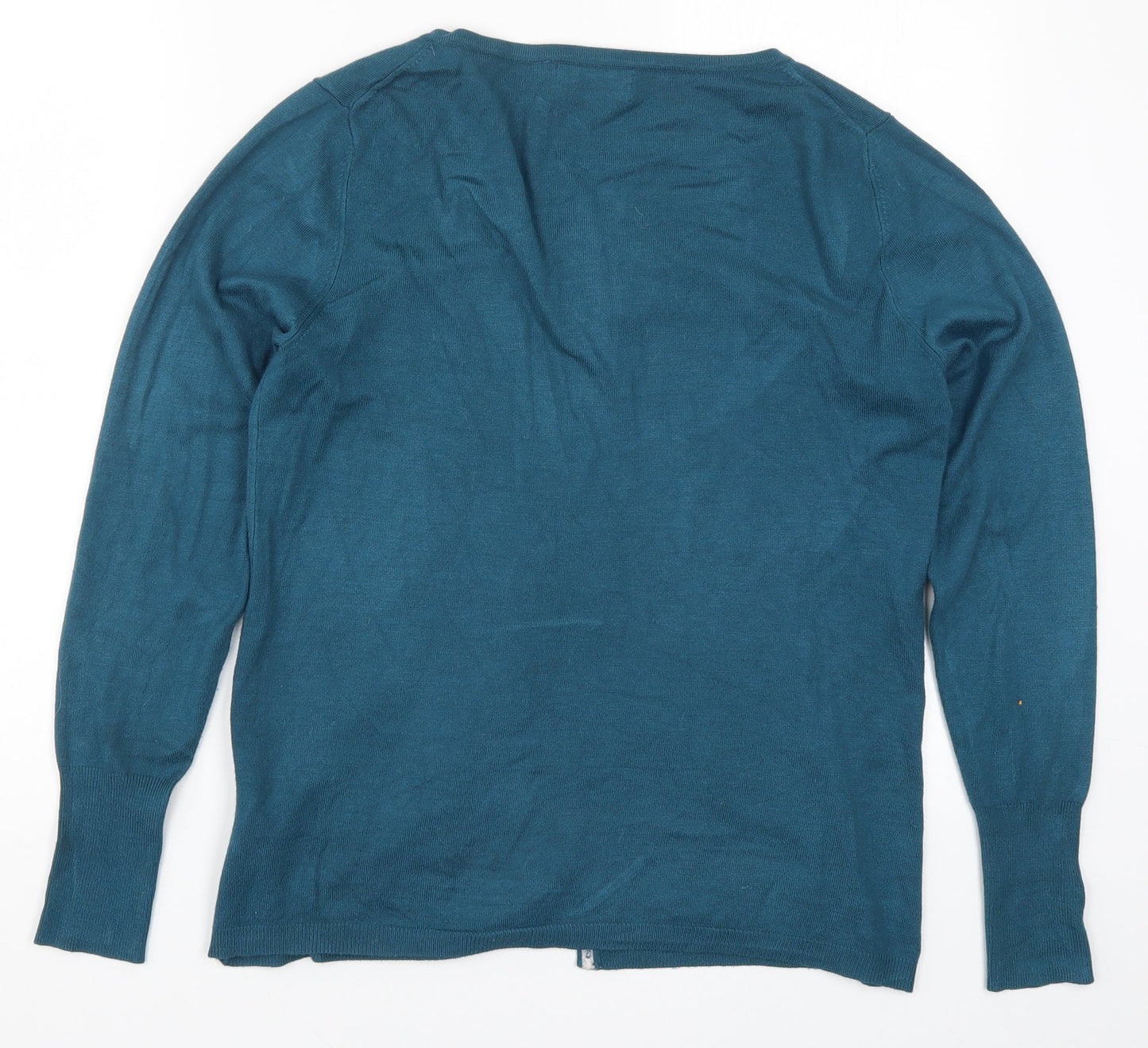 C&A Womens Blue  Knit Cardigan Jumper Size M