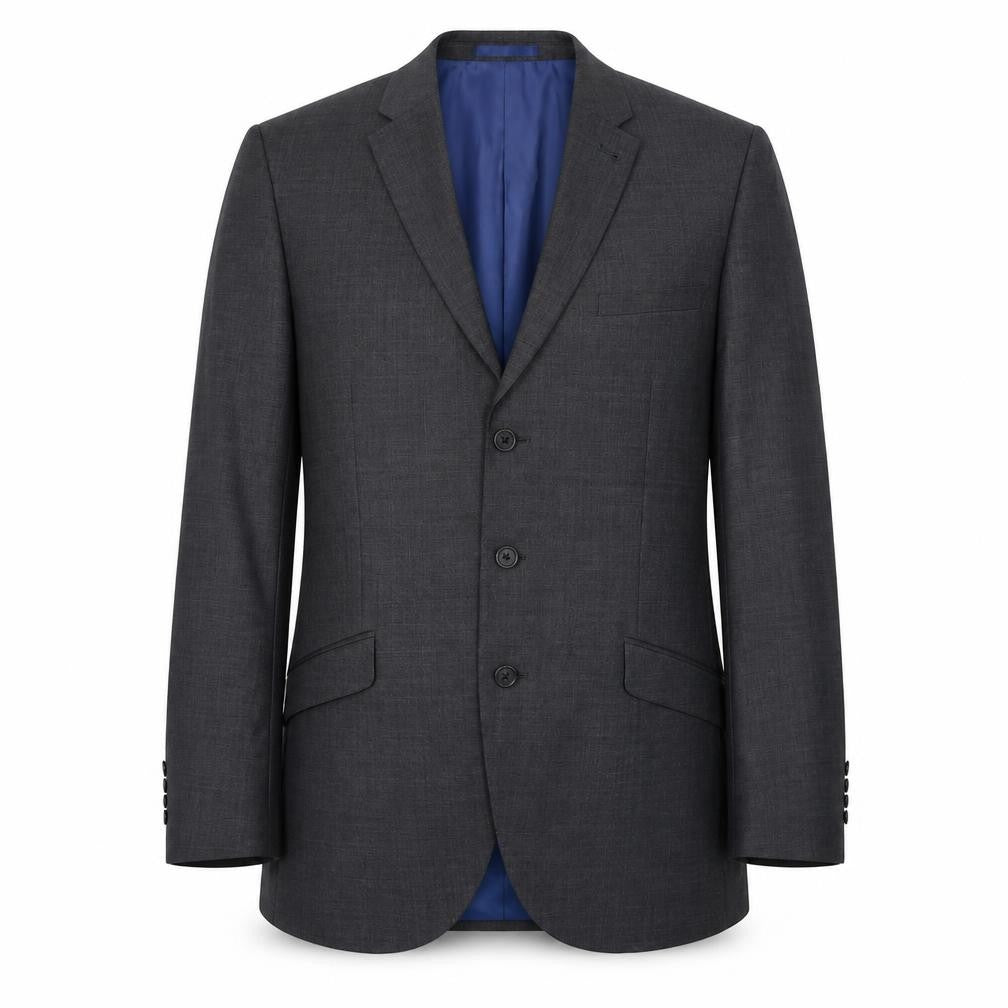 Front view of Next men’s grey jacket suit jacket, size 42