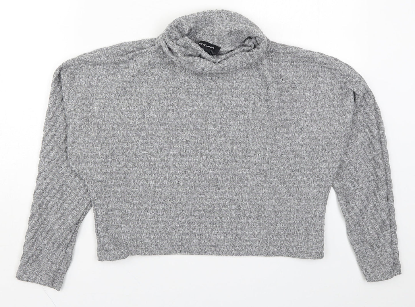 Womens UK Size S New Look Grey Pullover Jumper