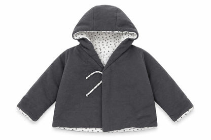 Front view of Preworn Baby Grey Jacket, size 18, Months