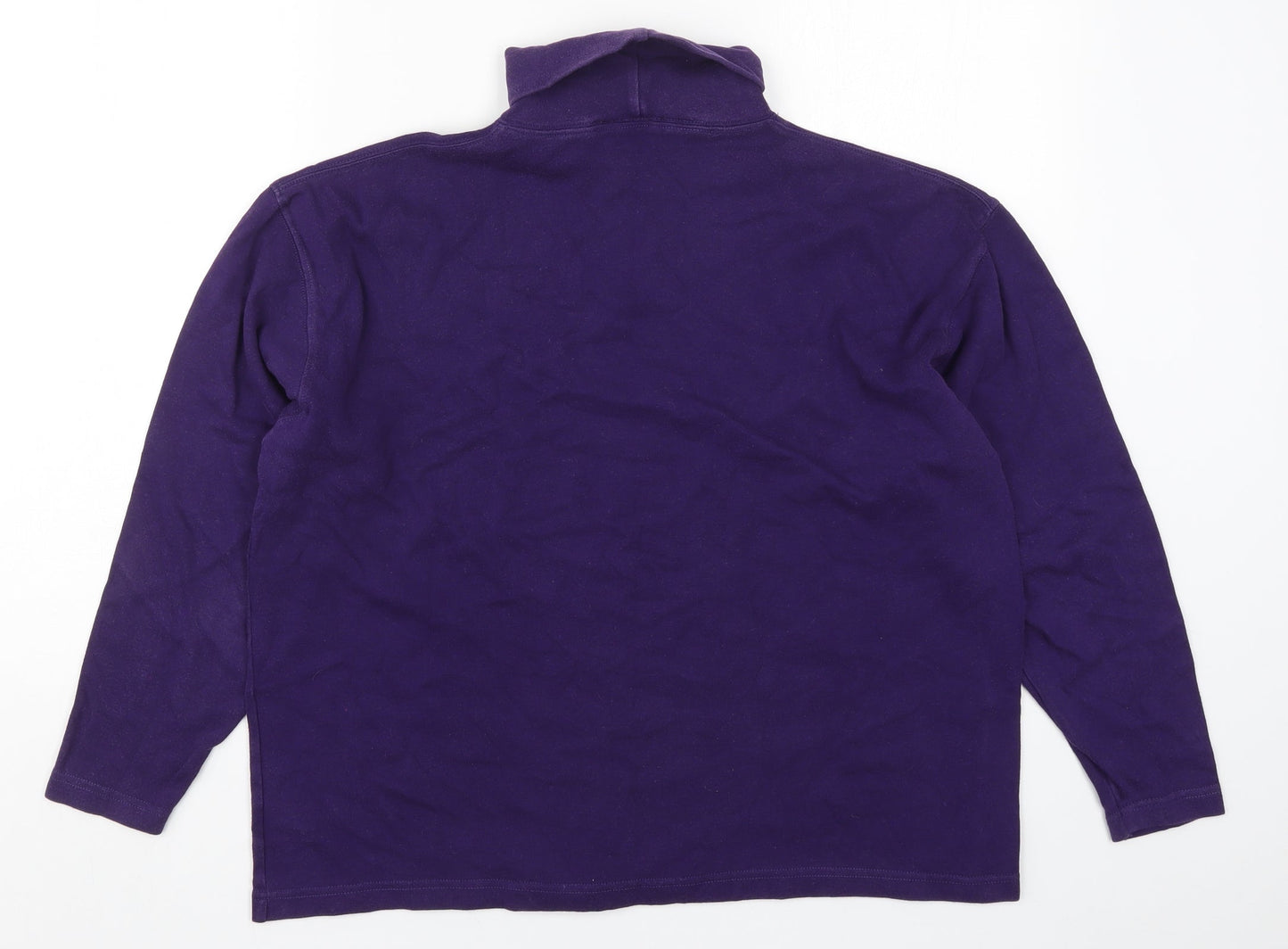 Sansburys Womens Purple   Basic T-Shirt Size 14