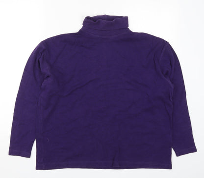 Sansburys Womens Purple   Basic T-Shirt Size 14