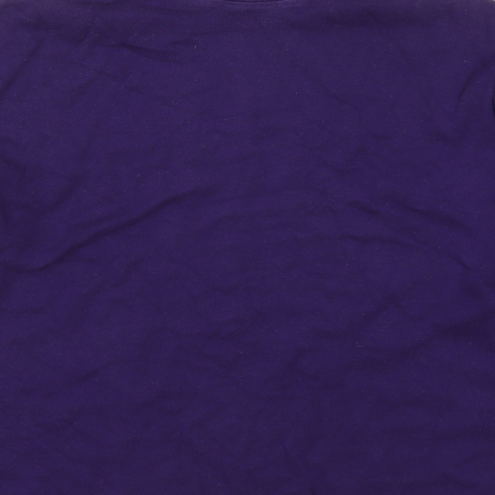 Sansburys Womens Purple   Basic T-Shirt Size 14