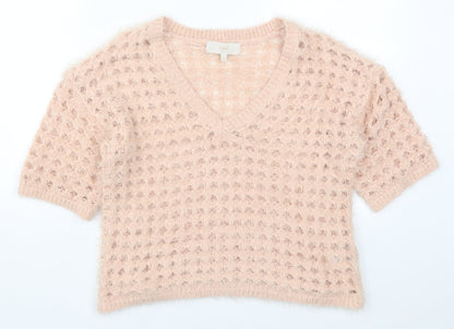 Womens UK Size M NEXT Pink Pullover Jumper