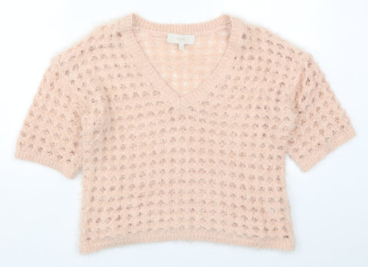 Womens UK Size M NEXT Pink Pullover Jumper