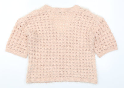 Womens UK Size M NEXT Pink Pullover Jumper