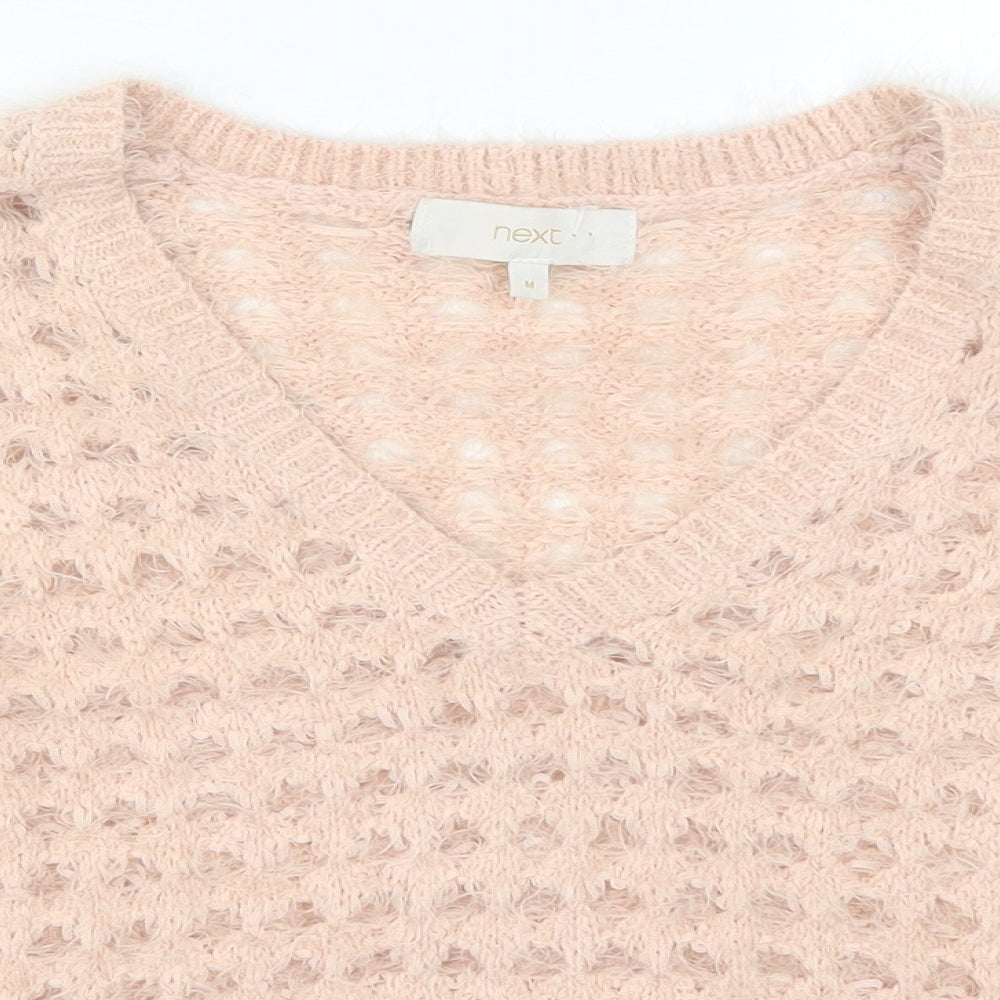 Womens UK Size M NEXT Pink Pullover Jumper