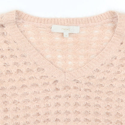 Womens UK Size M NEXT Pink Pullover Jumper