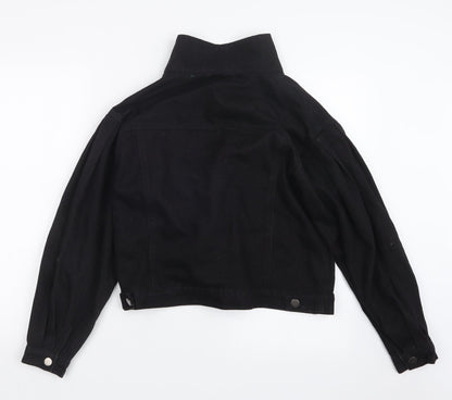 SheIn Womens Black  Denim Jacket  Size XS