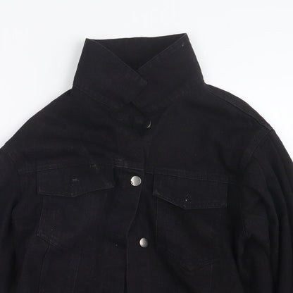 SheIn Womens Black  Denim Jacket  Size XS