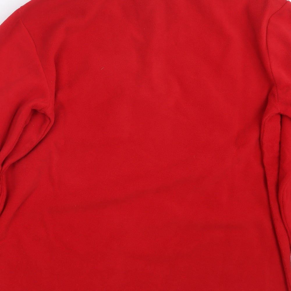 Mens UK Size M Atlas Red Pullover Sweatshirt