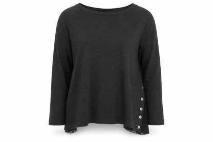 Womens UK Size XL Soul Grey Basic T-Shirt