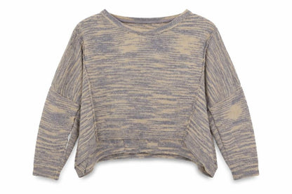 Front view of Marks & Spencer women’s yellow knit jumper, size UK 14