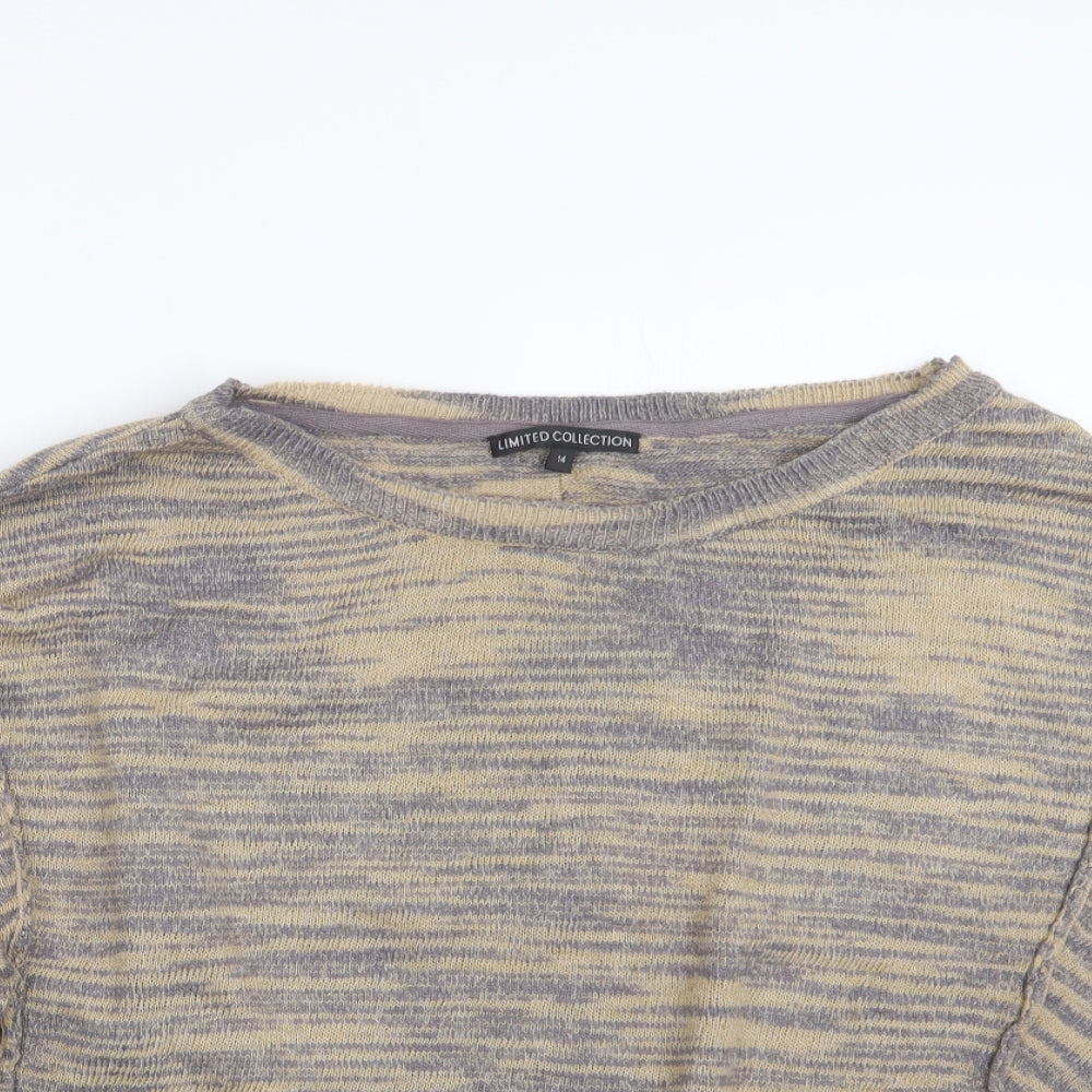 Womens UK Size 14 Marks and Spencer Yellow Pullover Jumper