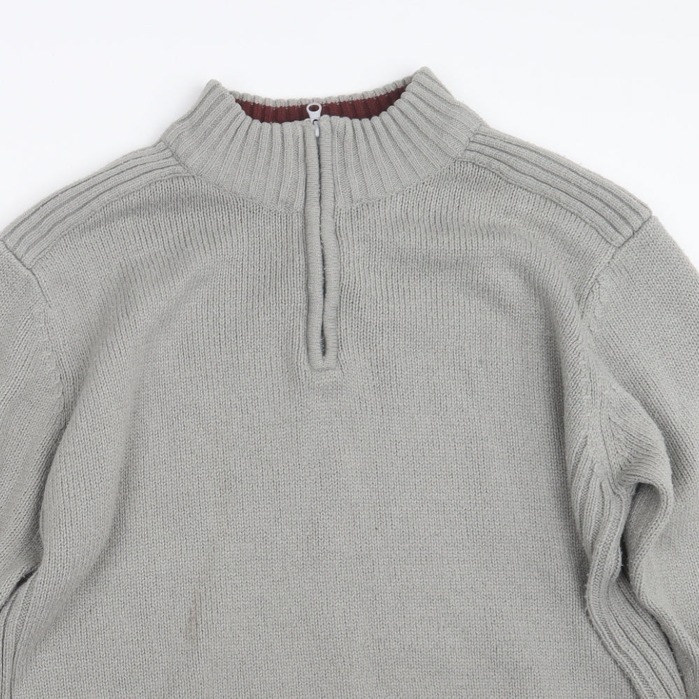 Mens UK Size XL Hutson Harbour Grey Pullover Sweatshirt