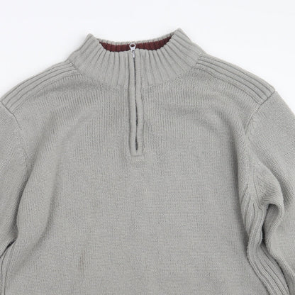 Mens UK Size XL Hutson Harbour Grey Pullover Sweatshirt