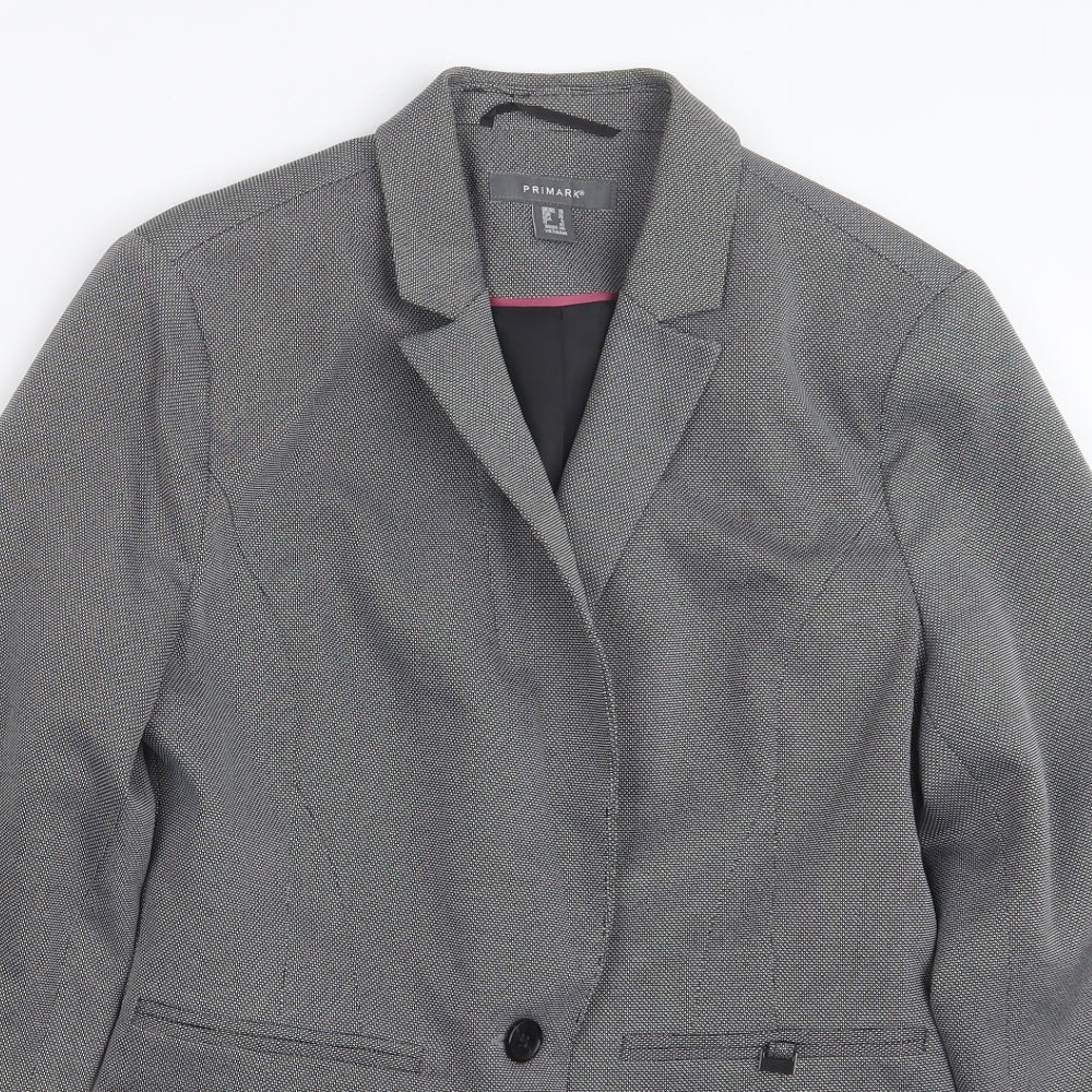 Primark Womens Grey   Jacket  Size 10