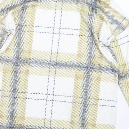 Bonmarché Womens Green Check  Basic T-Shirt Size 10