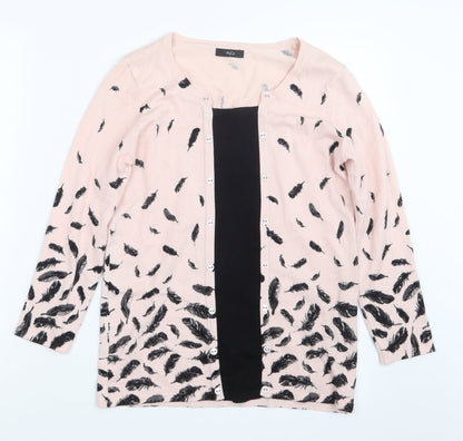 Womens UK Size 8 M&Co Pink Pullover Jumper