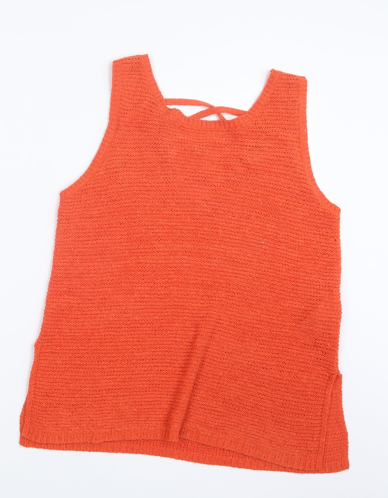 Womens UK Size 10 New Look Orange Pullover Jumper