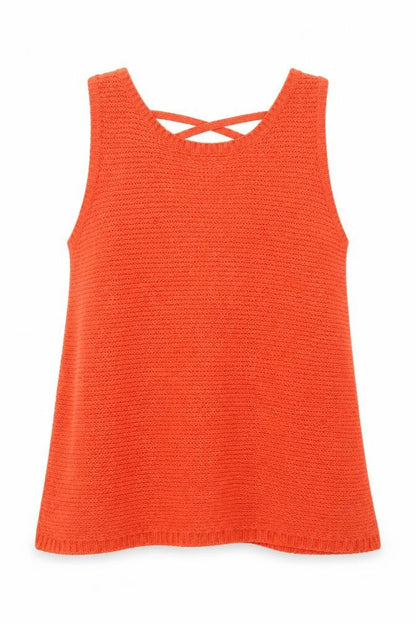 Womens UK Size 10 New Look Orange Pullover Jumper