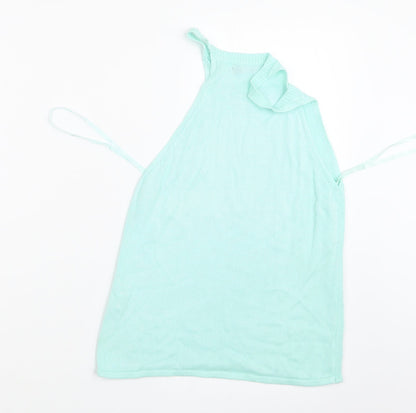 Womens UK Size 10 Atmosphere Green Pullover Jumper