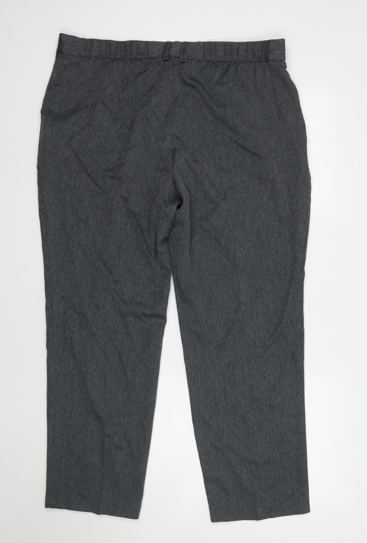 Womens UK Size 18 Marks and Spencer Regular Fit  Grey Trousers