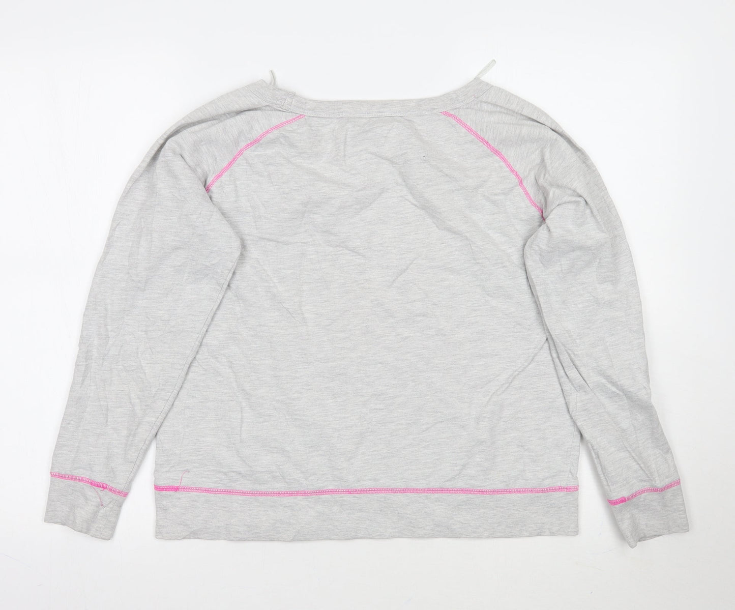 Womens UK Size 14 Love to lounge Grey Pullover Jumper