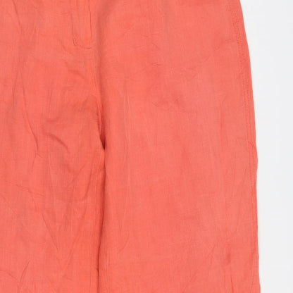 Steps Womens Orange   Trousers  Size 42 L32 in