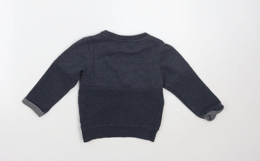 Primark Boys Blue   Pullover Jumper Size 18-24 Months
