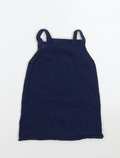 TU Girls Blue   Basic Tank Size 9-12 Months