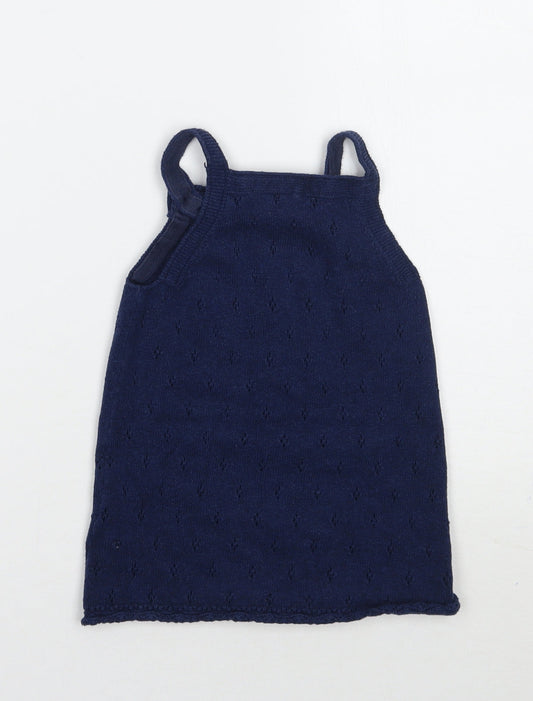TU Girls Blue   Basic Tank Size 9-12 Months