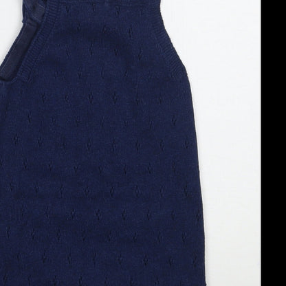 TU Girls Blue   Basic Tank Size 9-12 Months