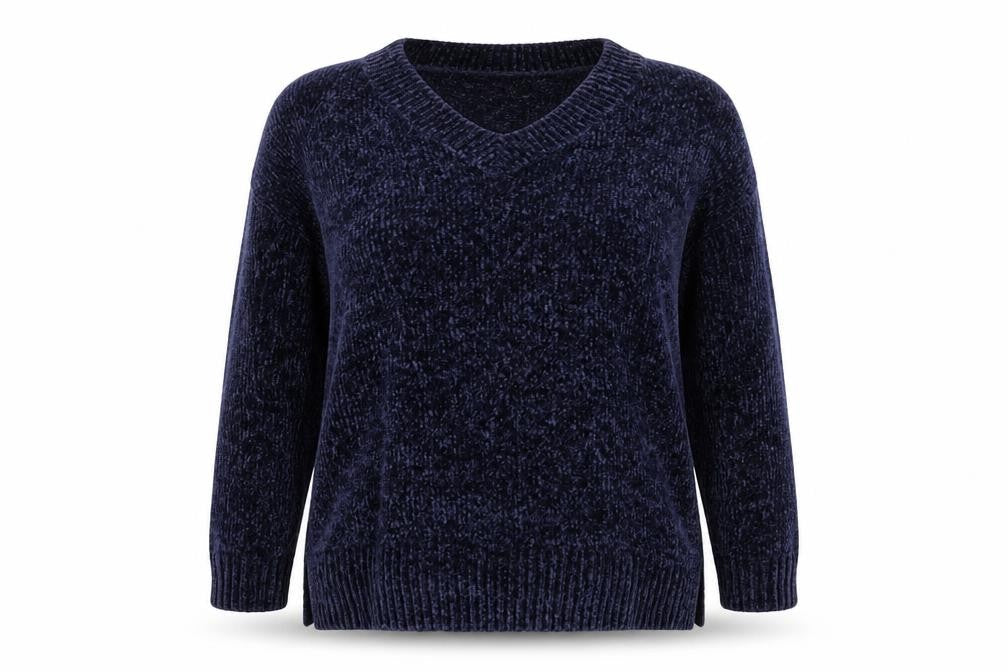 Womens UK Size 16 Beyou Blue Pullover Jumper