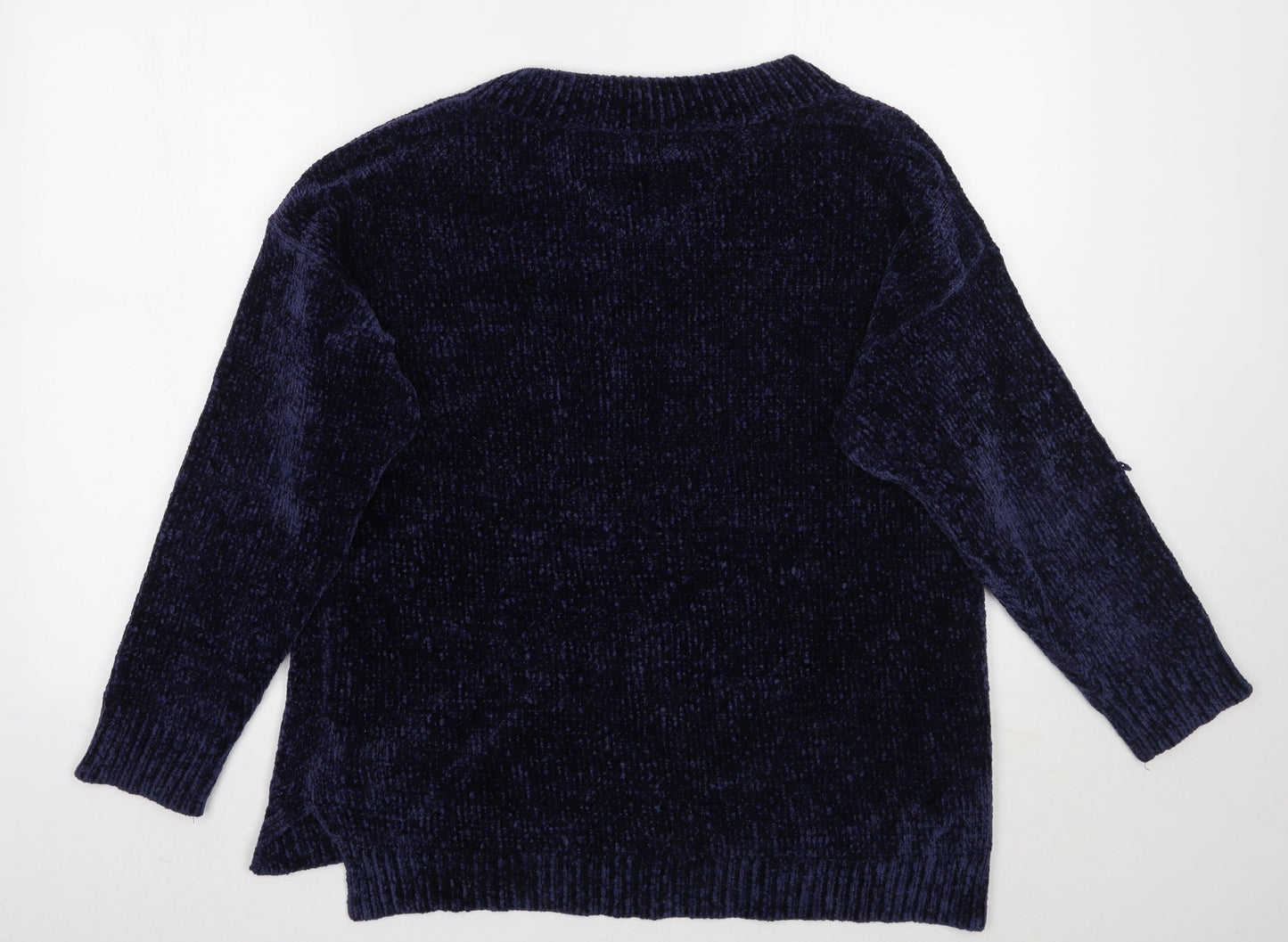 Womens UK Size 16 Beyou Blue Pullover Jumper