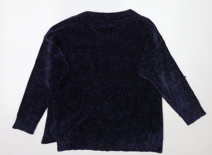 Womens UK Size 16 Beyou Blue Pullover Jumper