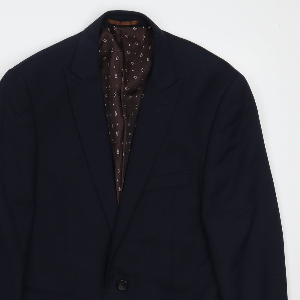 Mens UK Size 38 NEXT Regular Blue Suit Jacket