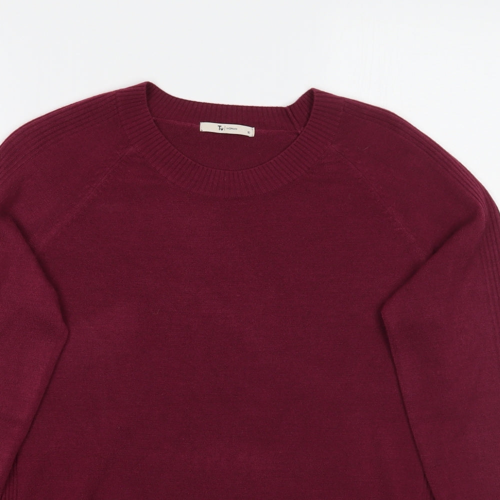 TU Womens Purple   Pullover Jumper Size 10