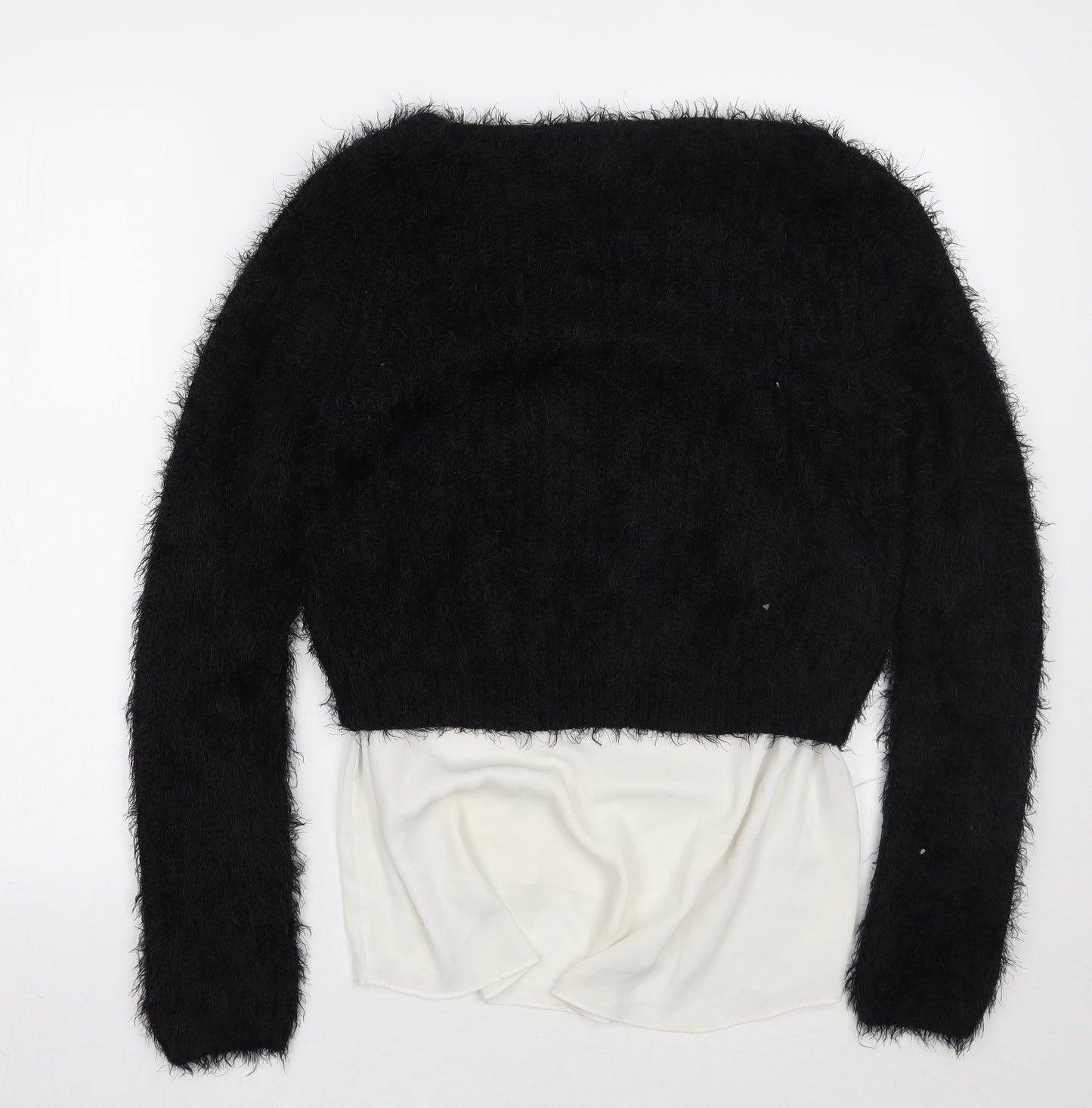 Womens UK Size 12 NEXT Black Pullover Jumper