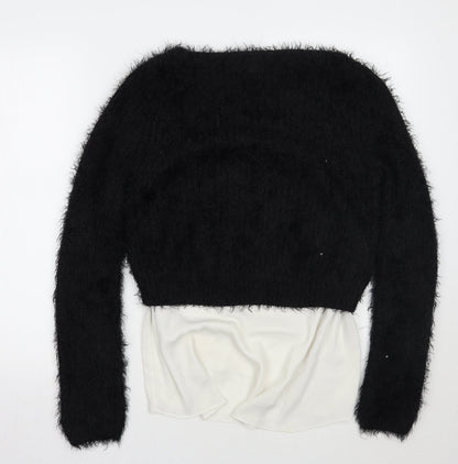 Womens UK Size 12 NEXT Black Pullover Jumper