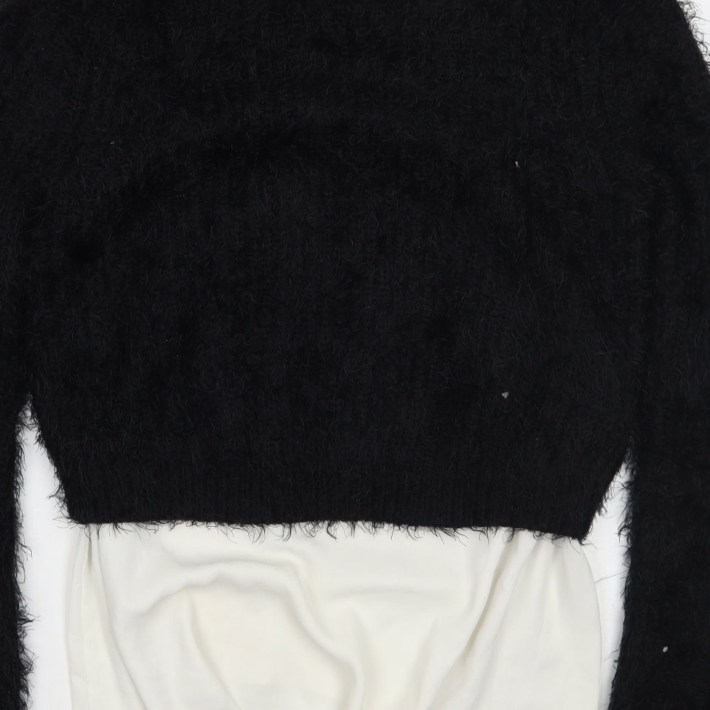 Womens UK Size 12 NEXT Black Pullover Jumper