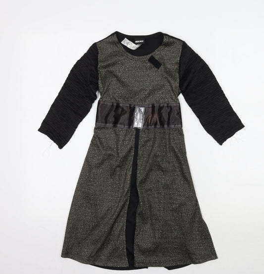 George Boys Black   Basic Dress Shirt Size 3-4 Years  - Starwars