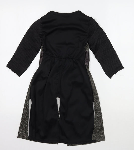 George Boys Black   Basic Dress Shirt Size 3-4 Years  - Starwars